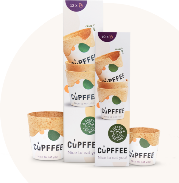 Try our edible Cupffee cups with a sample pack!